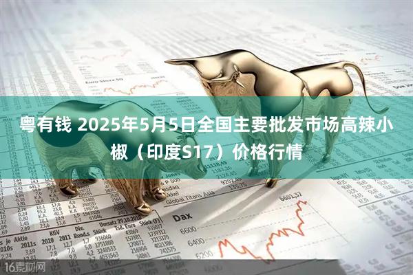 粤有钱 2025年5月5日全国主要批发市场高辣小椒（印度S17）价格行情